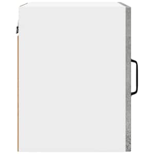 Nástěnná skříňka LUCCA 2 pcs Betonově šedá 30 x 31 x 40 cm - obrázek 8