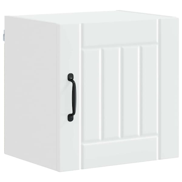 vidaXL Seinekapp LUCCA Valge 40 x 31 x 40 cm Tehispuit