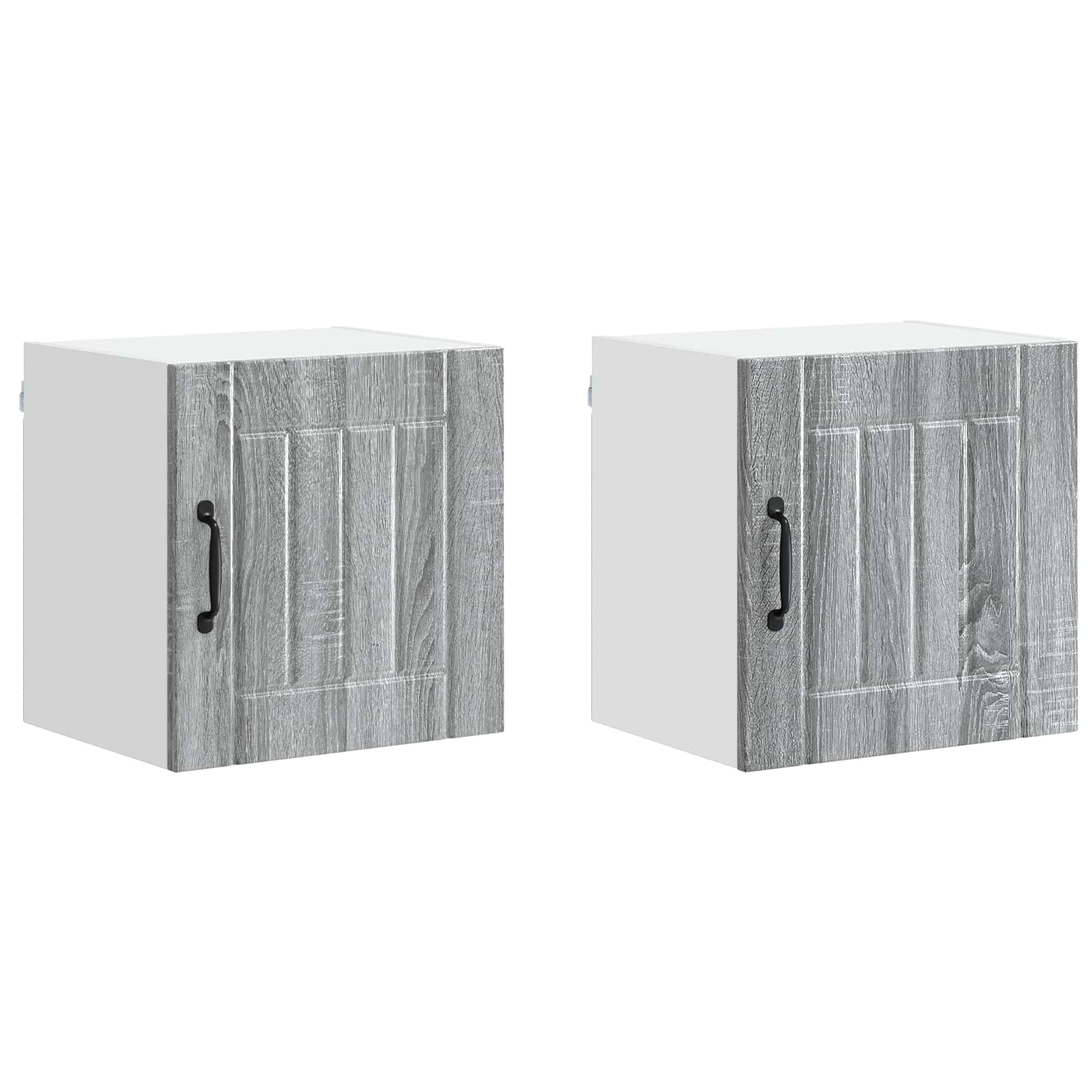 VidaXL Keuken Kast 2 Pcs Grijs Sonoma 40 X 31 X 40 Cm Bewerkt Hout