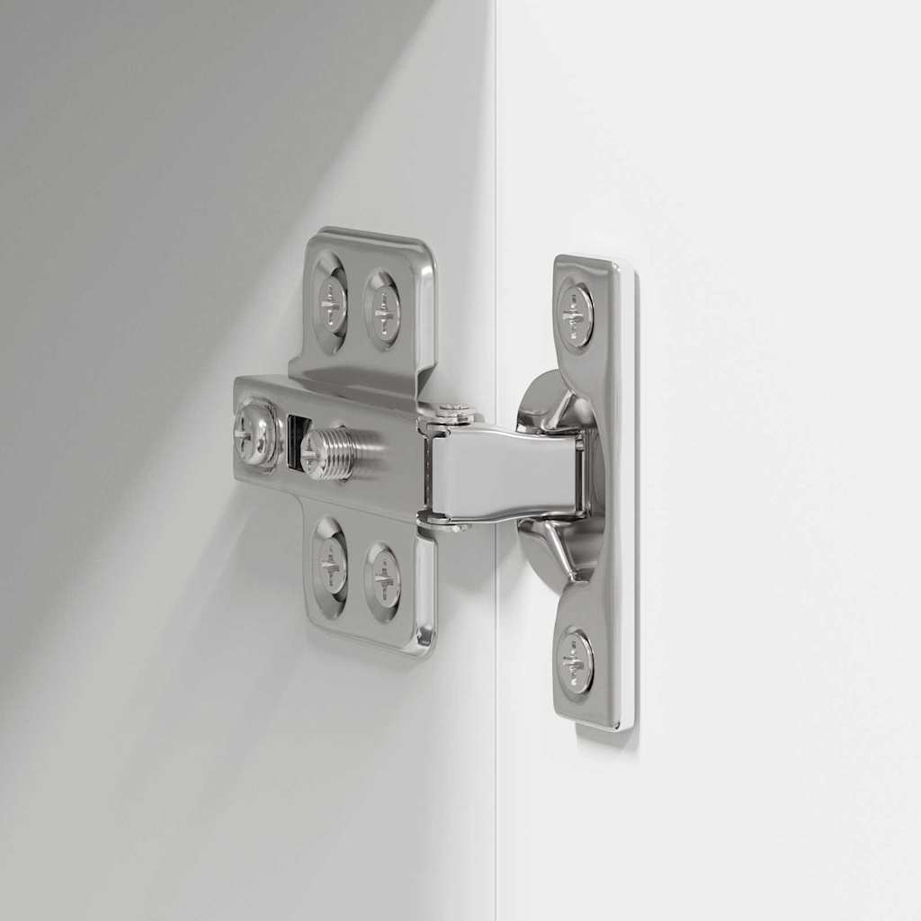 Köögikapp riiuliga 2 pcs Valge 50 x 31 x 40 cm Tehispuit - Image 10