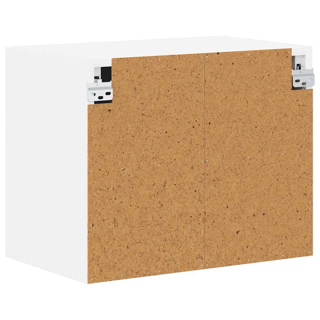 Köögikapp riiuliga 2 pcs Valge 50 x 31 x 40 cm Tehispuit - Image 9