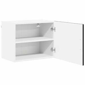 Nástěnná skříňka LUCCA 2 pcs Černá 50 x 31 x 40 cm - obrázek 6
