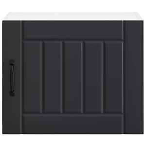 Nástěnná skříňka LUCCA 2 pcs Černá 50 x 31 x 40 cm - obrázek 7