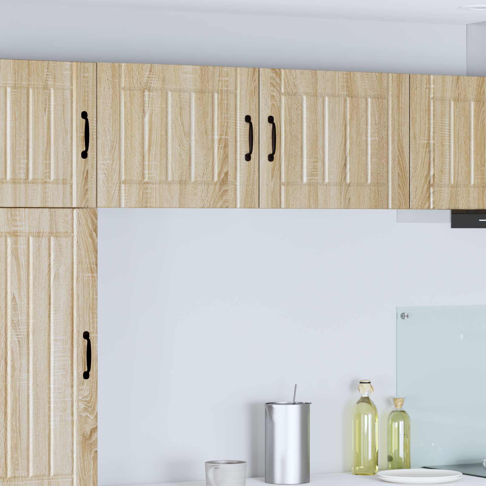 vidaXL Dulap de bucătărie 2 pcs Stejar Sonoma 50 x 31 x 40 cm