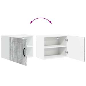 Nástěnná skříňka LUCCA 2 pcs Betonově šedá 50 x 31 x 40 cm - obrázek 12