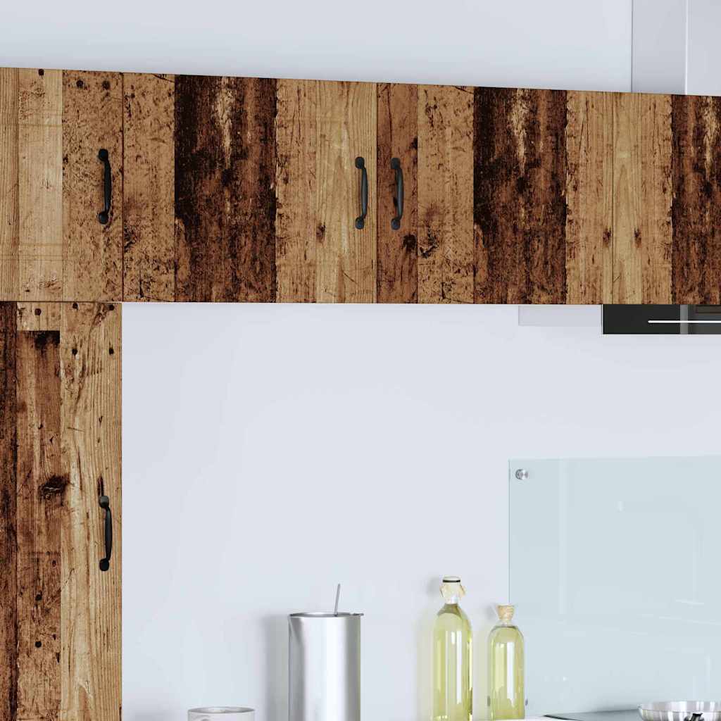 vidaXL Dulap suspendat de bucătărie 2 pcs Lemn Vechi 50 x 31 x 40 cm