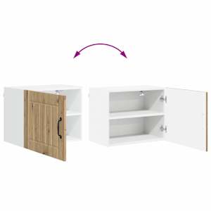Nástěnná skříňka LUCCA 2 pcs Dub artisan 50 x 31 x 40 cm - obrázek 12