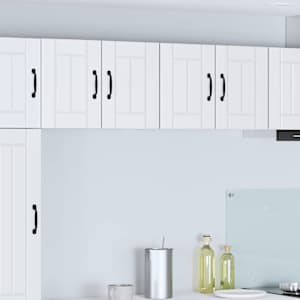 Kuhinjski element 2 pcs Bela 60 x 31 x 40 cm Konstruiran les