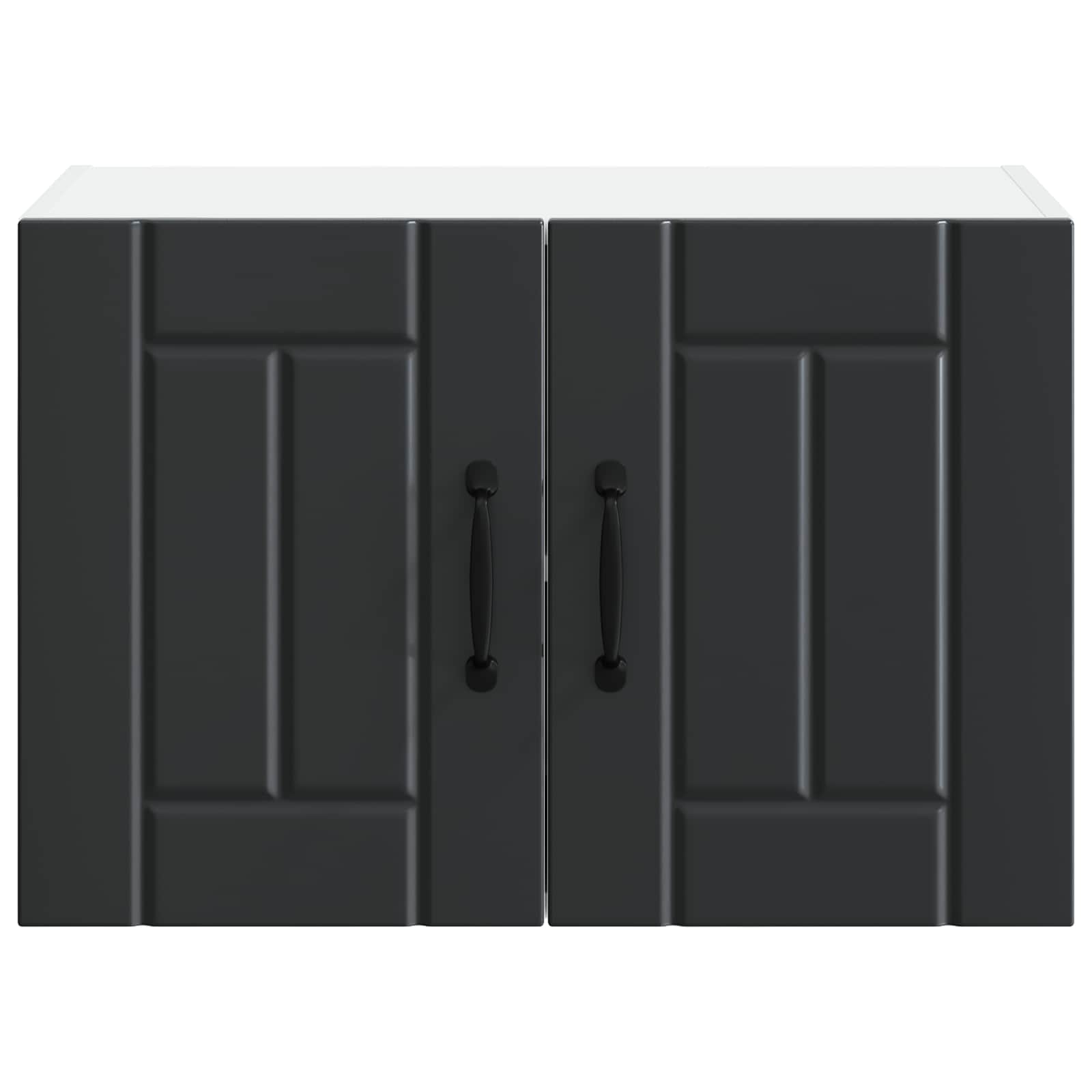 Kuhinjski element 2 pcs Črna 60 x 31 x 40 cm Konstruiran les - slika 7