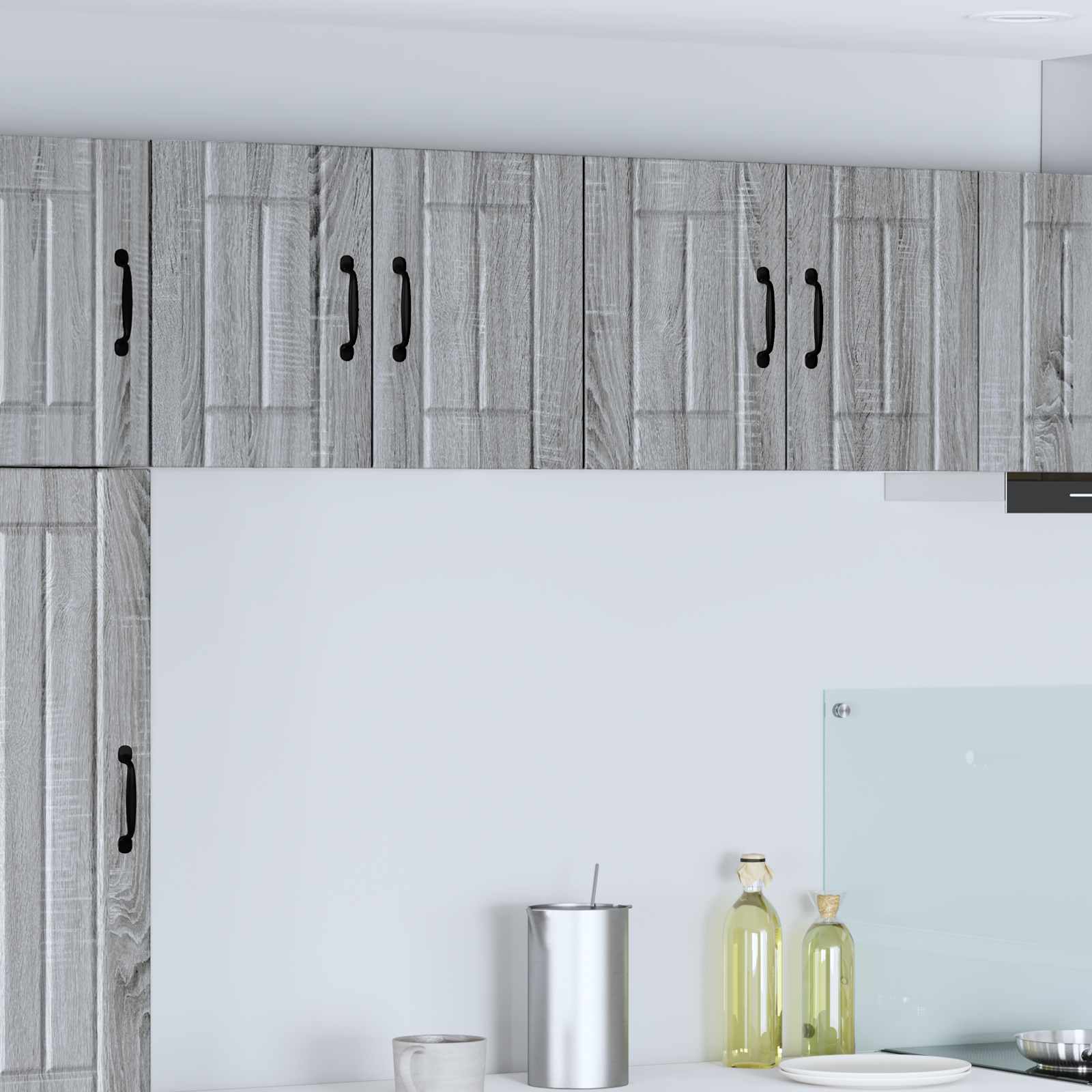 vidaXL Dulap de perete LUCCA Sonoma gri 60 x 31 x 40 cm Lemn prelucrat