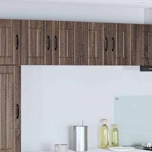 Stenska kuhinjska omarica z vrati Rjav hrast 60 x 31 x 40 cm