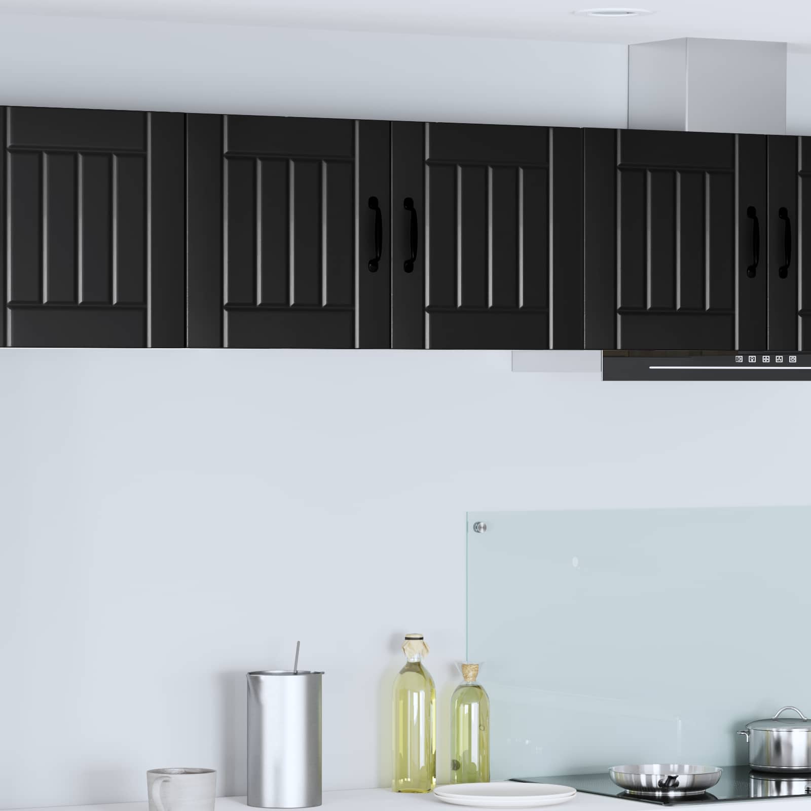 vidaXL Dulap de bucătărie Negru 80 x 31 x 40 cm Lemn compozit