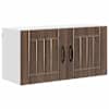 vidaXL Seinekapp LUCCA Pruun tamm 80 x 31 x 40 cm Tehispuit