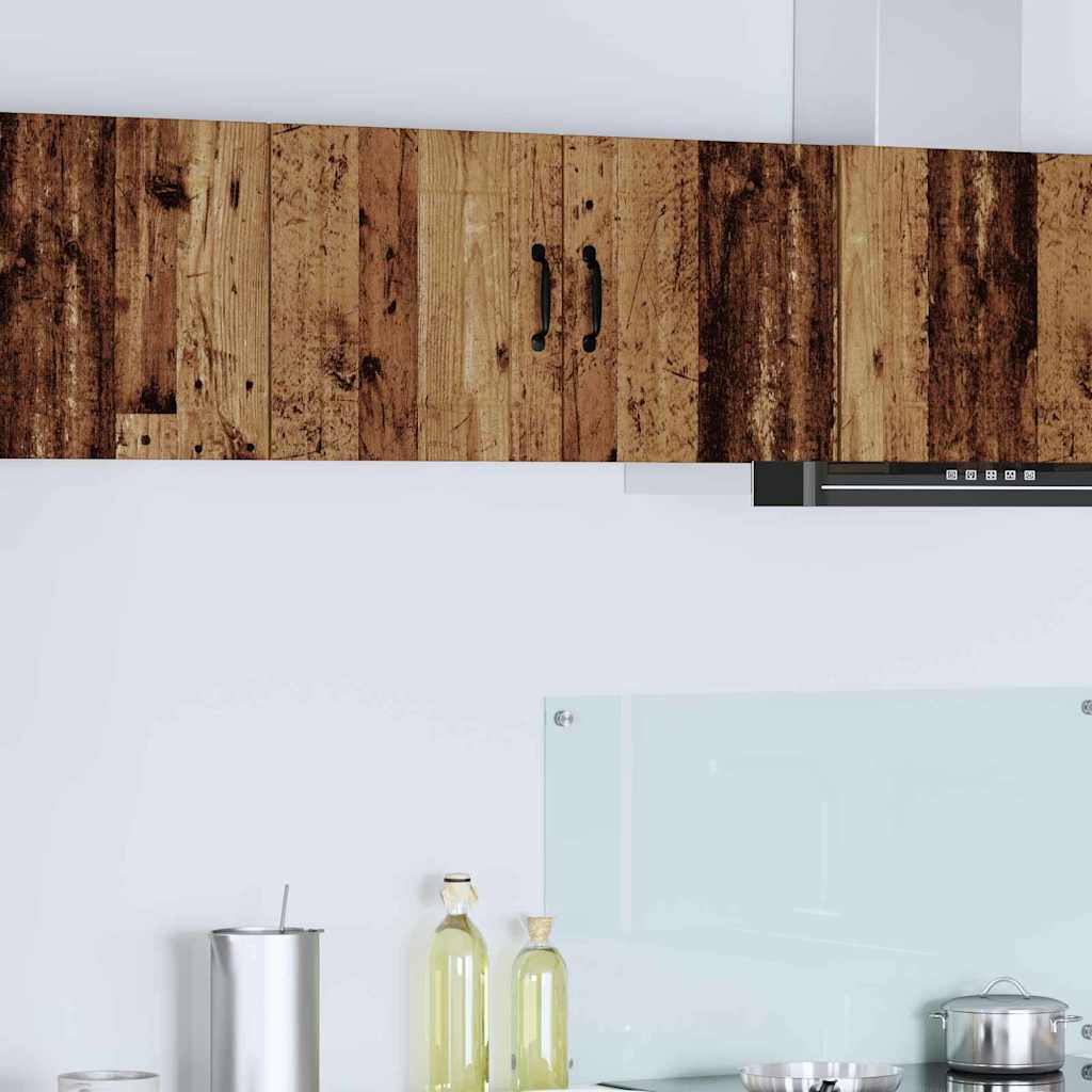 vidaXL Dulap suspendat de bucătărie cu raft Lemn Vechi 80 x 31 x 40 cm