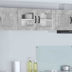 Plošča za pomivalni stroj Lucca Betonsko siva 80 x 31 x 40 cm