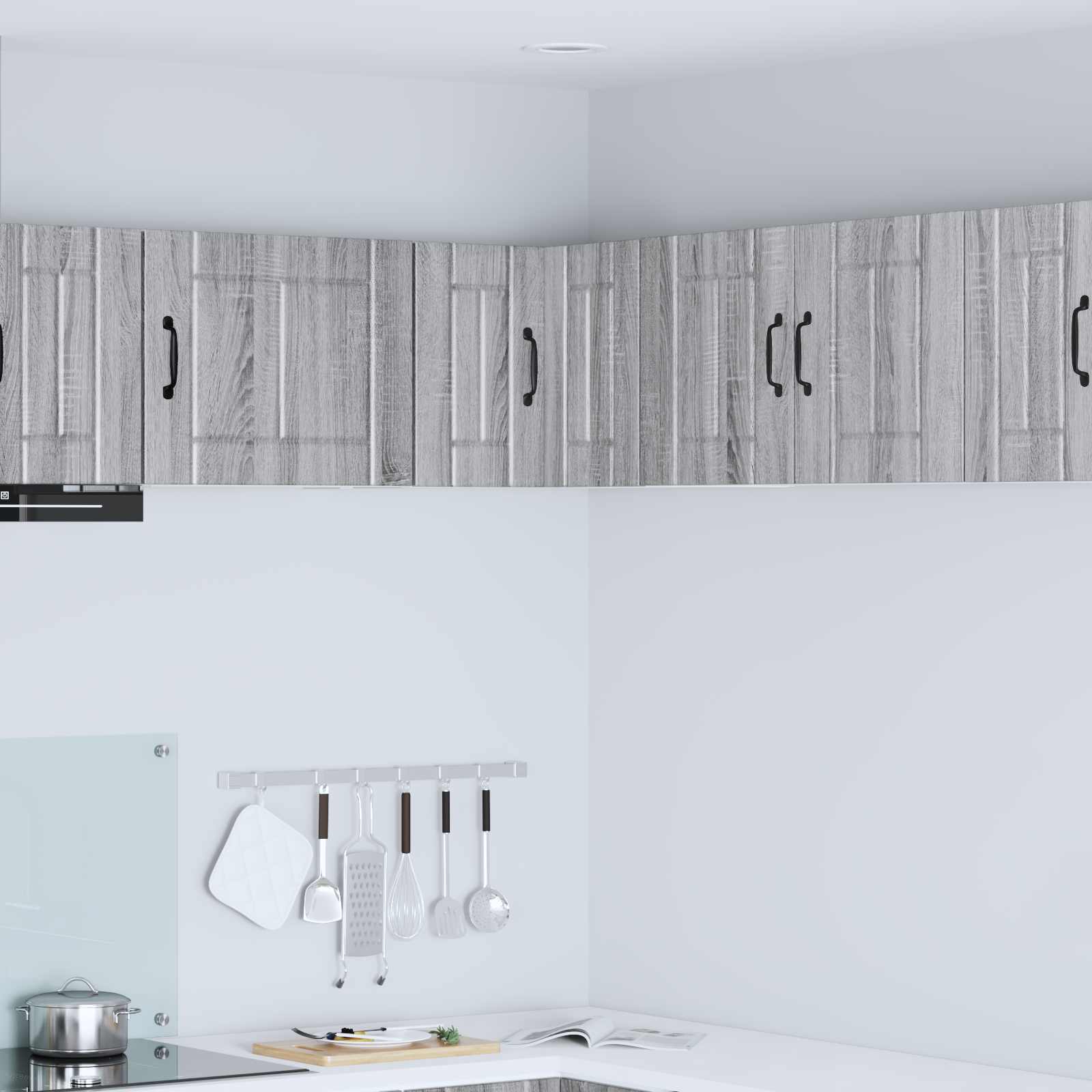 vidaXL Küchenschrank Graues Sonoma 57 x 57 x 40 cm Holzwerkstoff