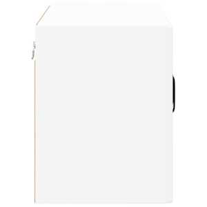 Nástěnná skleněná skříň LUCCA 2 pcs Bílá 60 x 31 x 40 cm - obrázek 8
