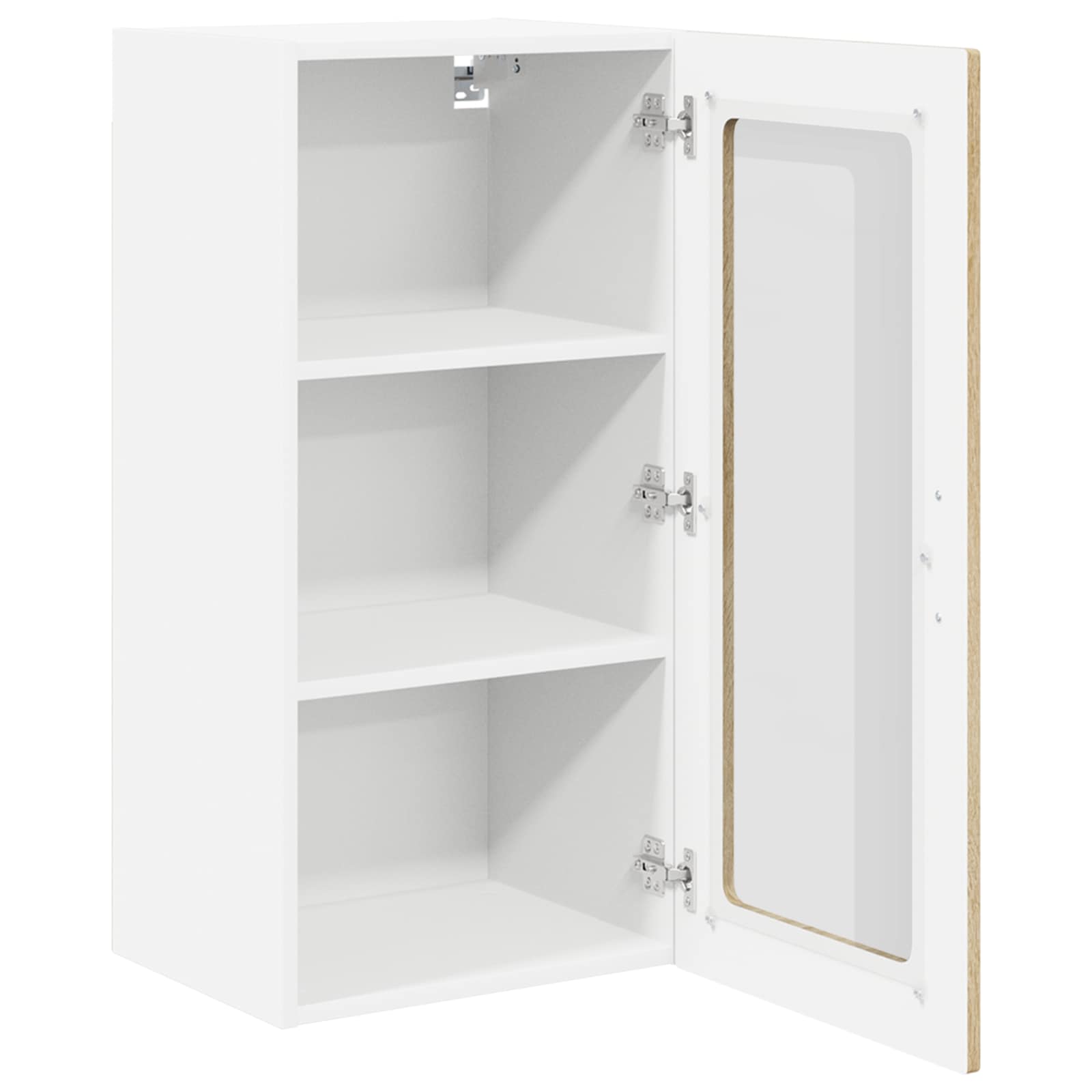 Stenski stekleni omarica LUCCA 2 pcs Sonoma hrast - slika 5