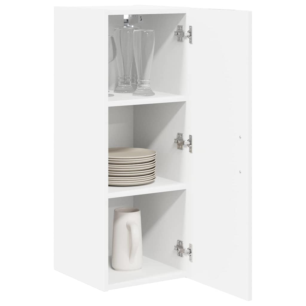vidaXL Keukenkast aan de muur 2 pcs Wit 30 x 31 x 80 cm Bewerkt hout