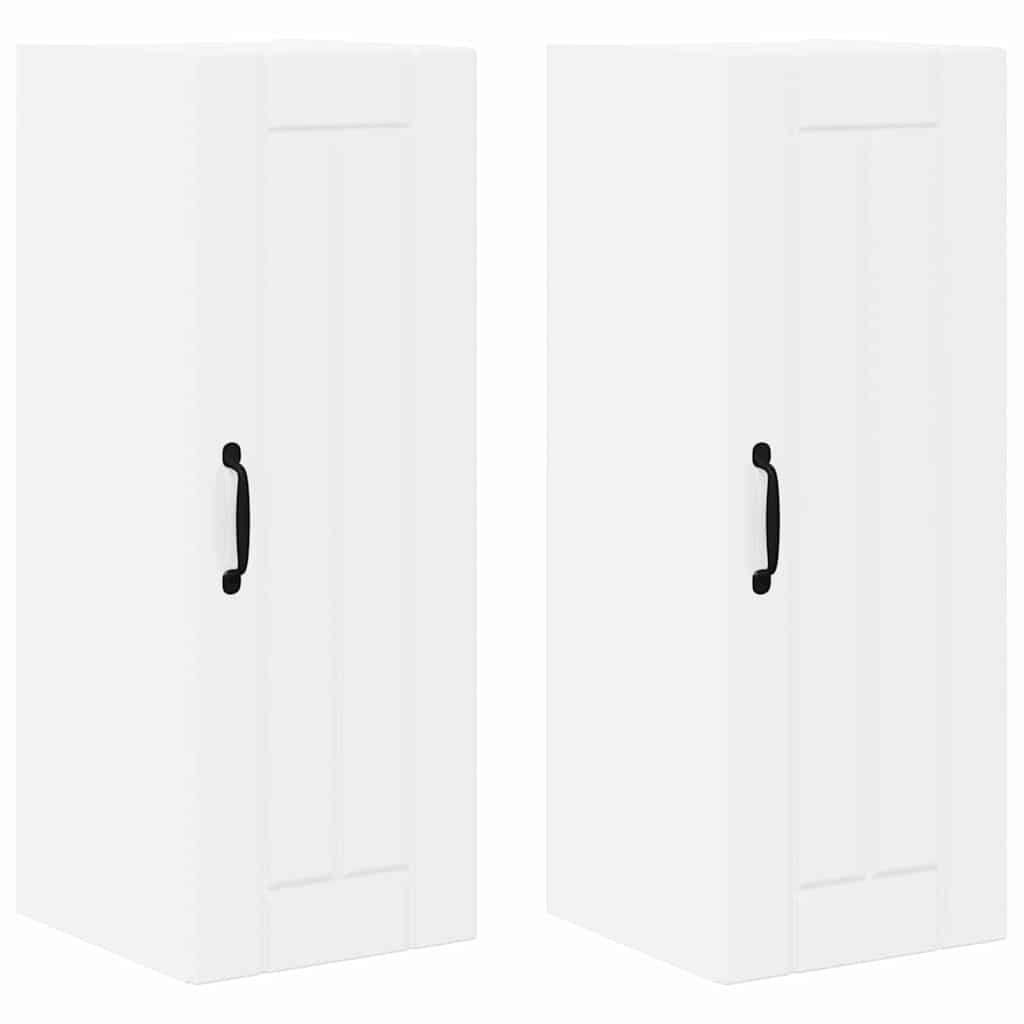 Thumbnail - vidaXL Küchenhängeschrank 2 pcs Hochglanz Weiß 30 x 31 x 80 cm