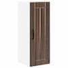 vidaXL Seinekapp LUCCA Pruun tamm 30 x 31 x 80 cm Tehispuit