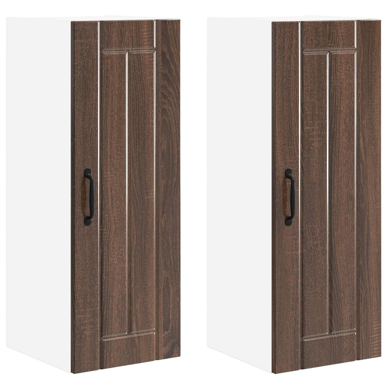 Thumbnail - vidaXL Küchenschrank 2 pcs Braun Eichen-Optik 30 x 31 x 80 cm