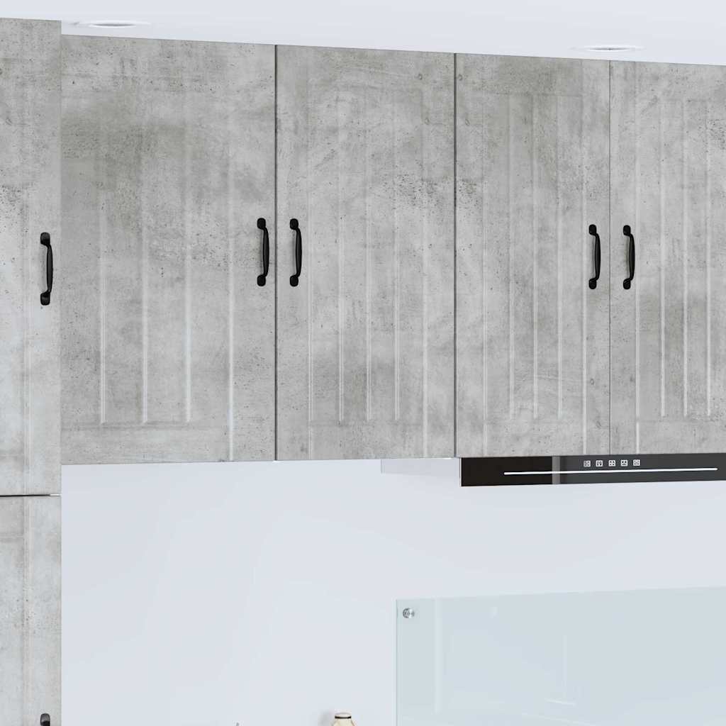 Dulapuri bucătărie - Dulap suspendat de bucătărie Gri din beton 40 x 31 x 80 cm