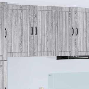 Kuhinjski element Siva Sonoma 40 x 31 x 80 cm Konstruiran les