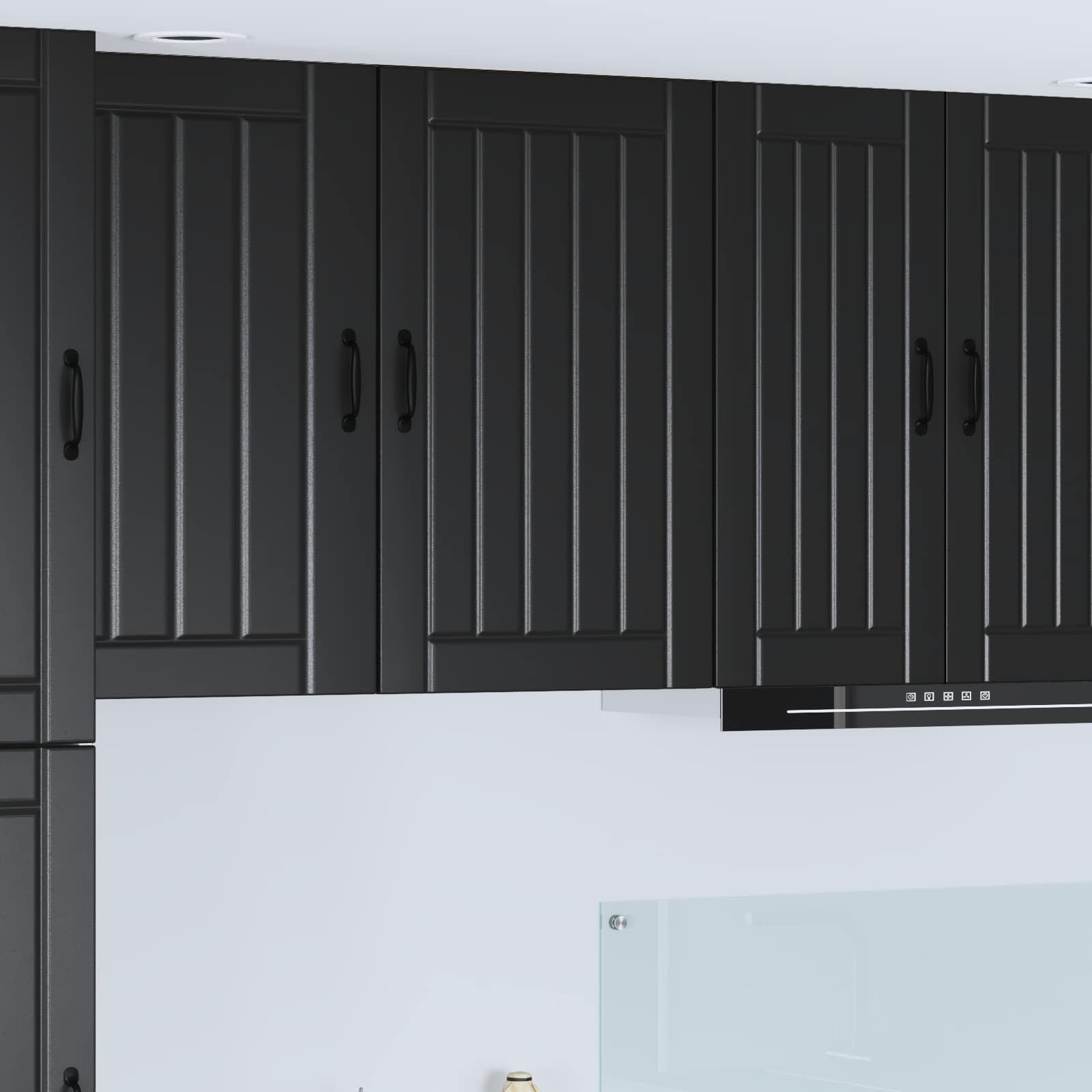 vidaXL Dulap de bucătărie Negru 50 x 31 x 80 cm Lemn compozit