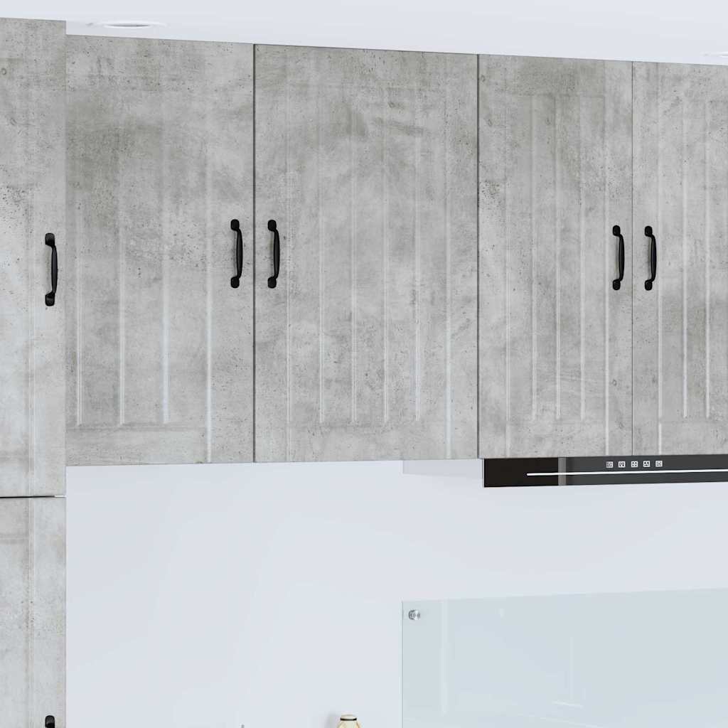 Dulapuri bucătărie - Dulap suspendat de bucătărie Gri din beton 50 x 31 x 80 cm