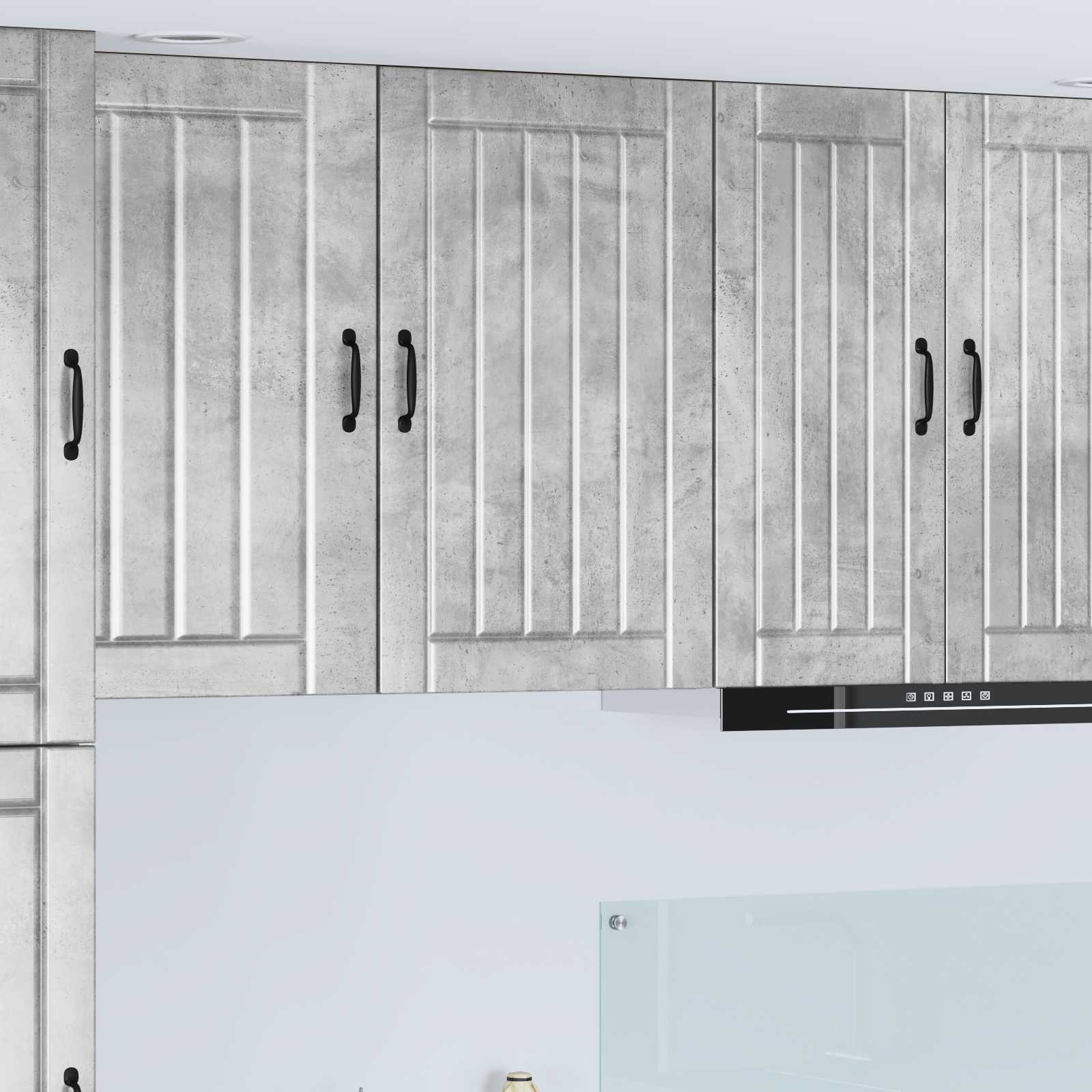 vidaXL Dulap de bucătărie Gri din beton 50 x 31 x 80 cm Lemn compozit