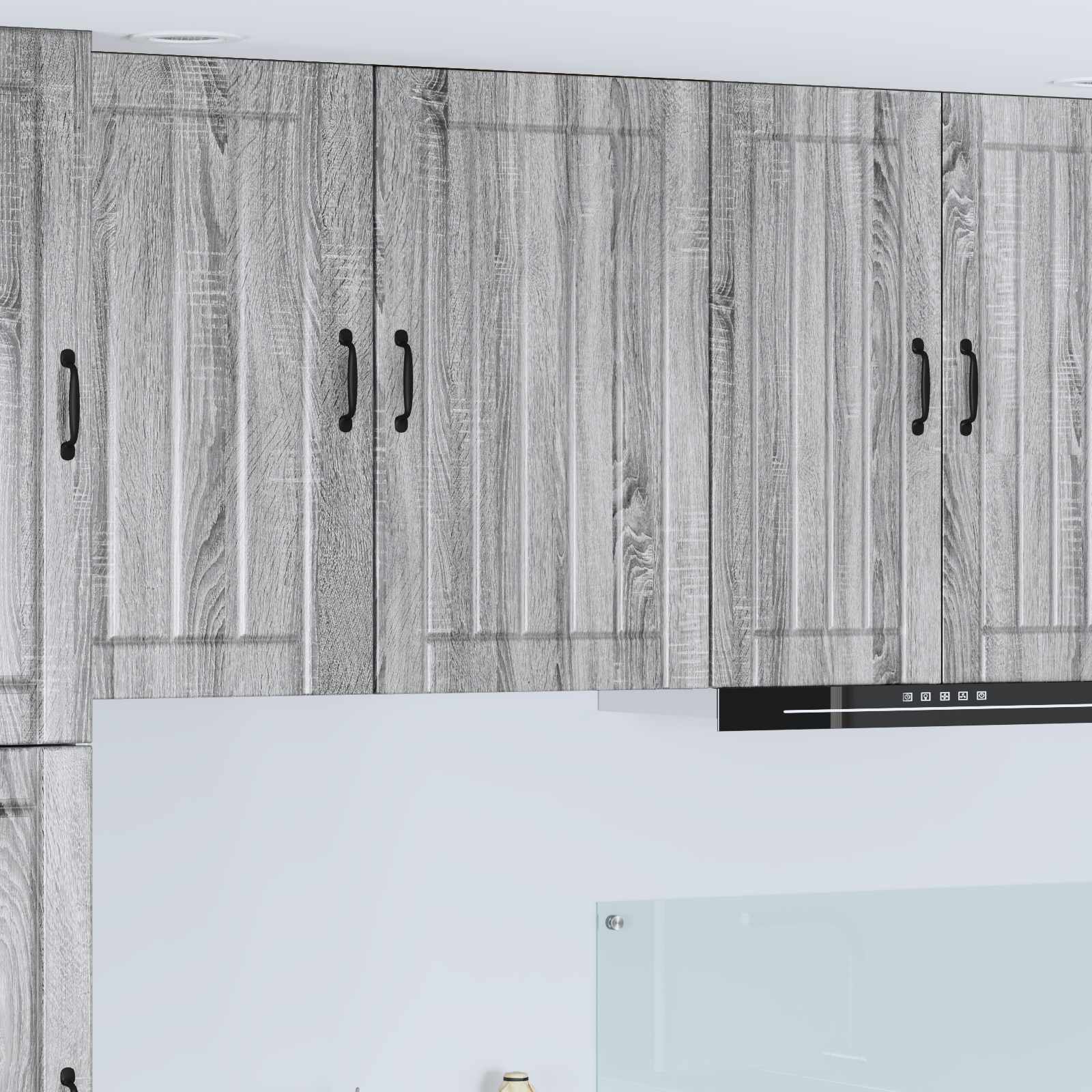 vidaXL Dulap de perete LUCCA Sonoma gri 50 x 31 x 80 cm Lemn prelucrat