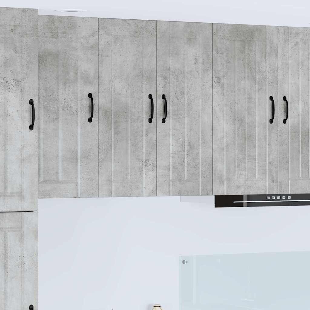 Dulapuri bucătărie - Dulap suspendat de bucătărie Gri din beton 60 x 31 x 80 cm
