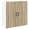 vidaXL Seinekapp LUCCA Sonoma tamm 80 x 31 x 80 cm Tehispuit