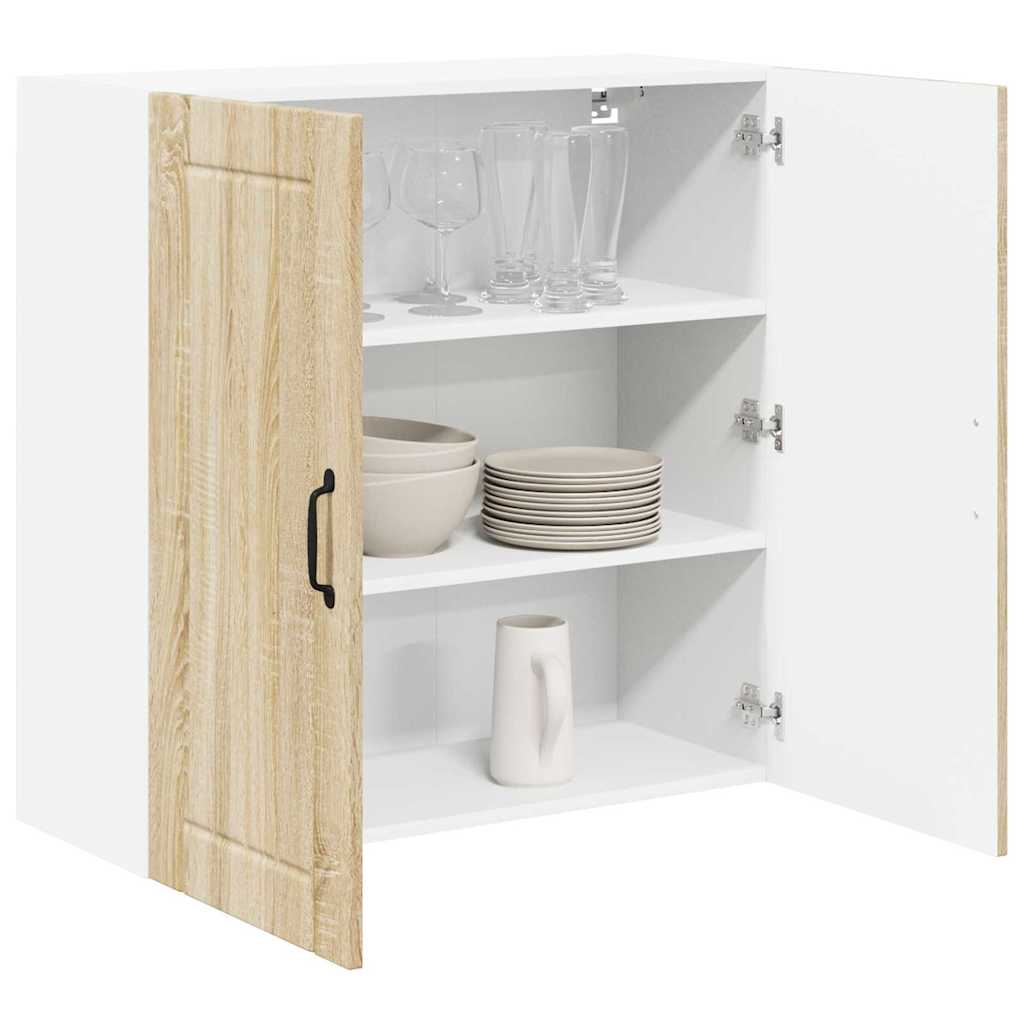 vidaXL Keukenkast aan de muur met plank Sonoma Eiken 80 x 31 x 80 cm
