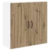 vidaXL Seinekapp LUCCA Artisan tamm 80 x 31 x 80 cm Tehispuit
