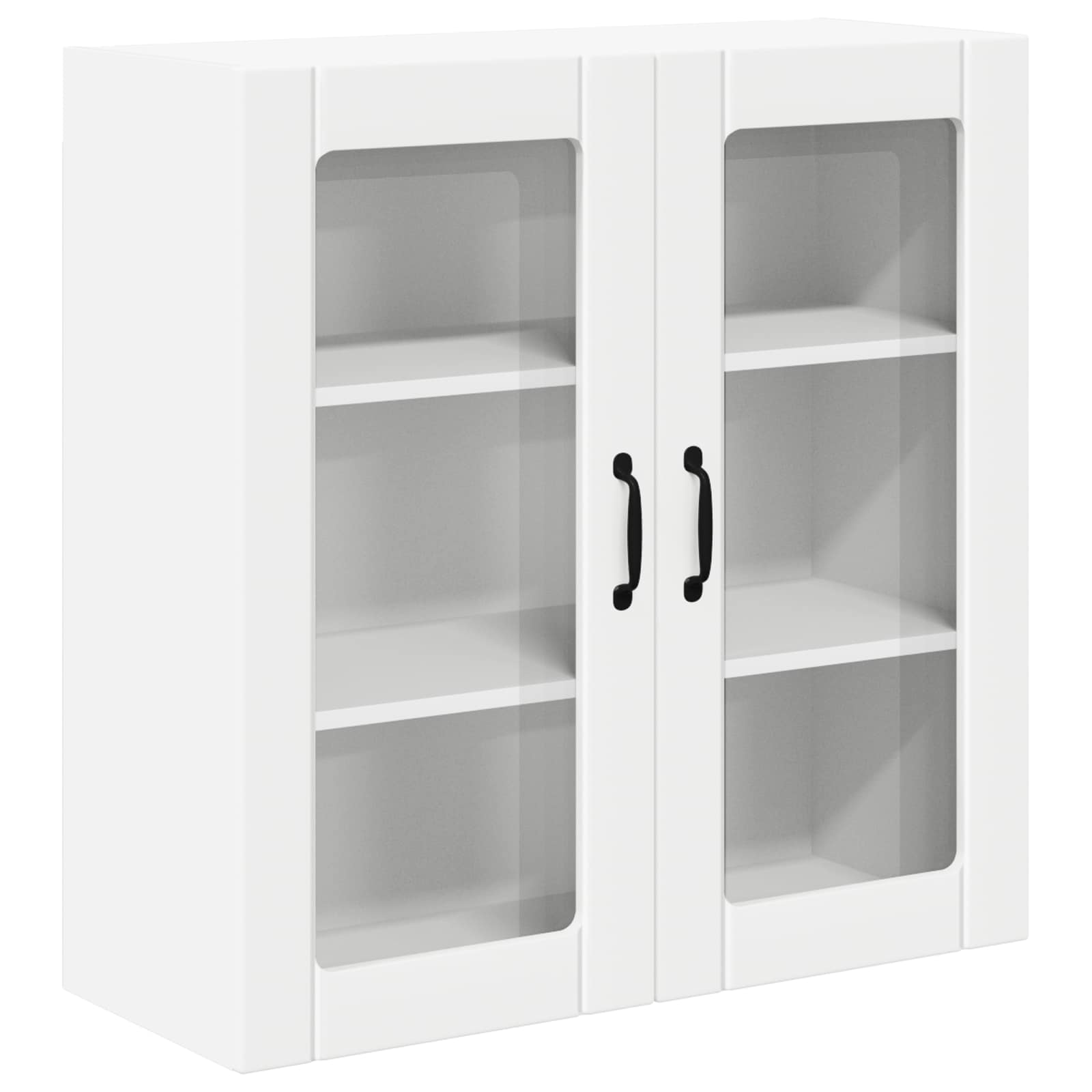 Stenski stekleni omarica LUCCA Bela 80 x 31 x 80 cm - slika 2