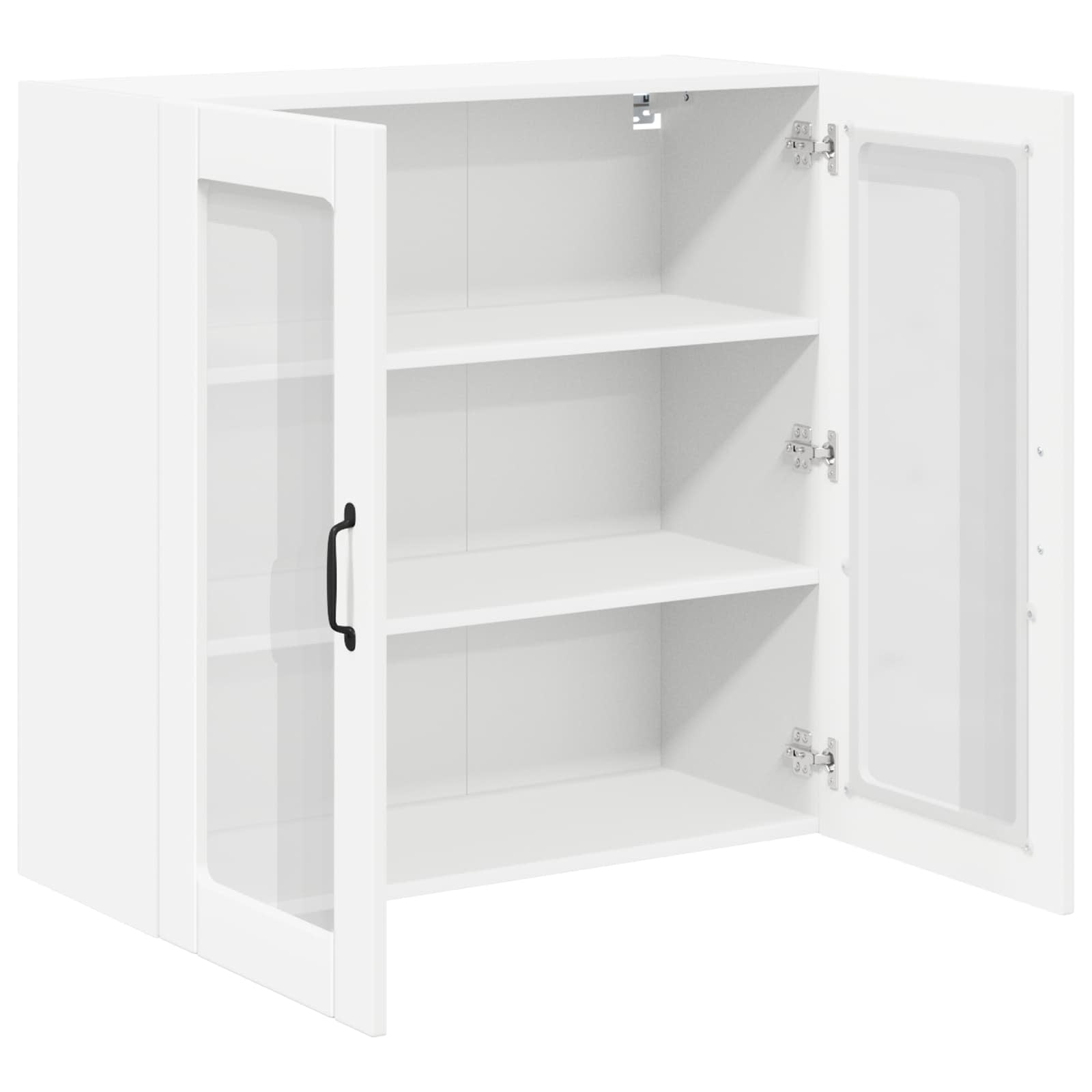 Stenski stekleni omarica LUCCA Bela 80 x 31 x 80 cm - slika 5