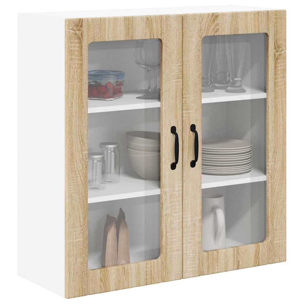vidaXL Keukenkast aan de muur met plank Sonoma Eiken 80 x 31 x 80 cm