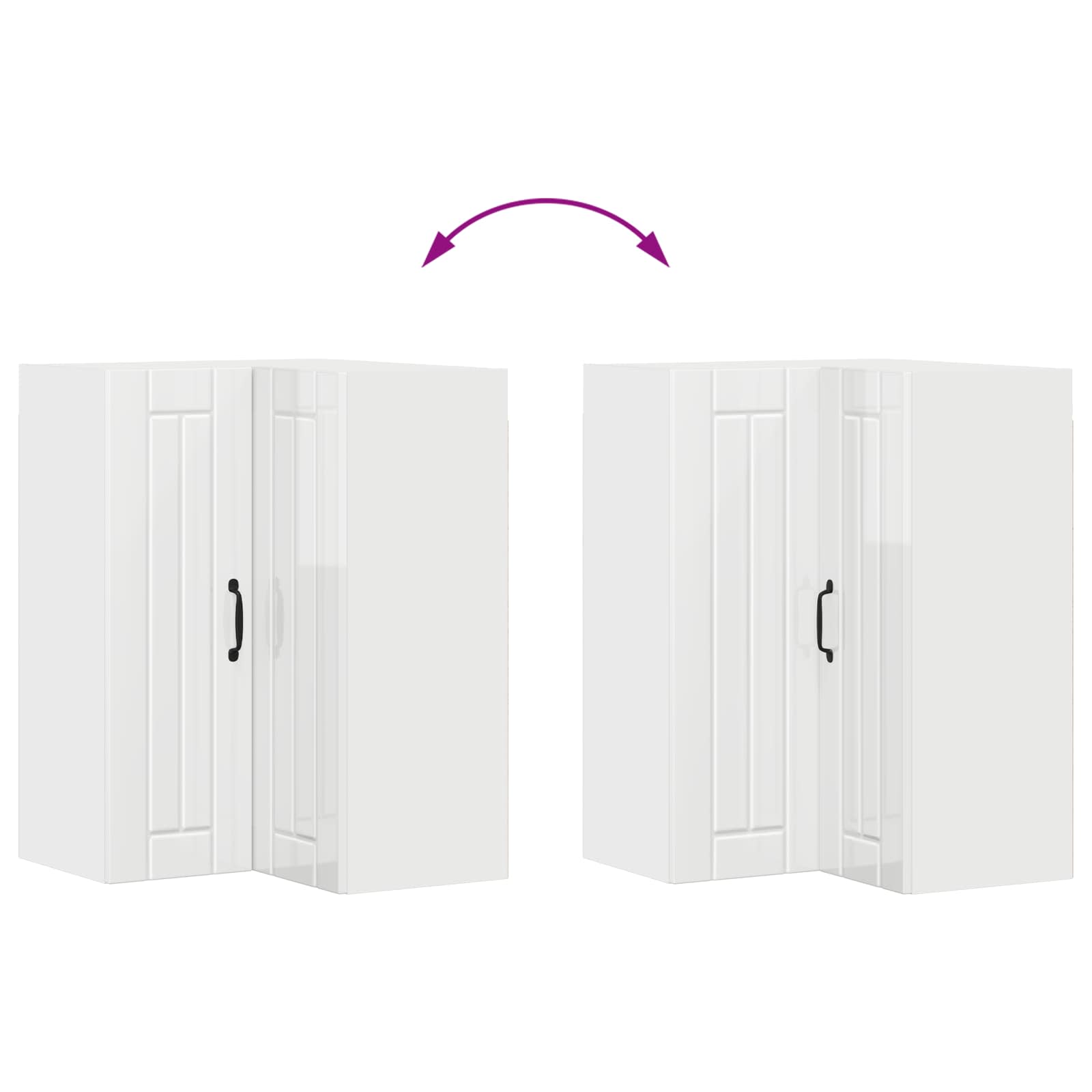 Köögikapp Kergelt läikiv valge 57 x 57 x 80 cm Tehispuit 11 Kõik vajalik sinu aeda ja koju! Köögikapp Kergelt läikiv valge 57 x 57 x 80 cm Tehispuit - Image 11