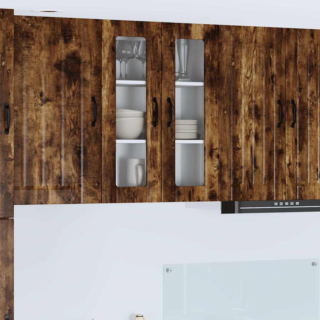 Dulapuri bucătărie - Dulap suspendat de bucătărie Stejar fumuriu 60 x 31 x 80 cm