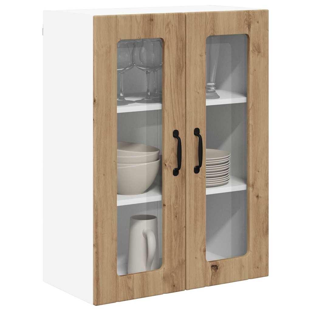 vidaXL Keukenkast aan de muur met plank Artisan Eiken 60 x 31 x 80 cm