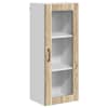 vidaXL Seinaklaasikapp LUCCA Sonoma tamm 40 x 31 x 100 cm Tehispuit