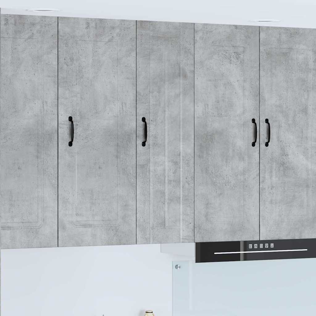 Dulapuri bucătărie - Dulap suspendat de bucătărie Gri din beton 30 x 31 x 100 cm