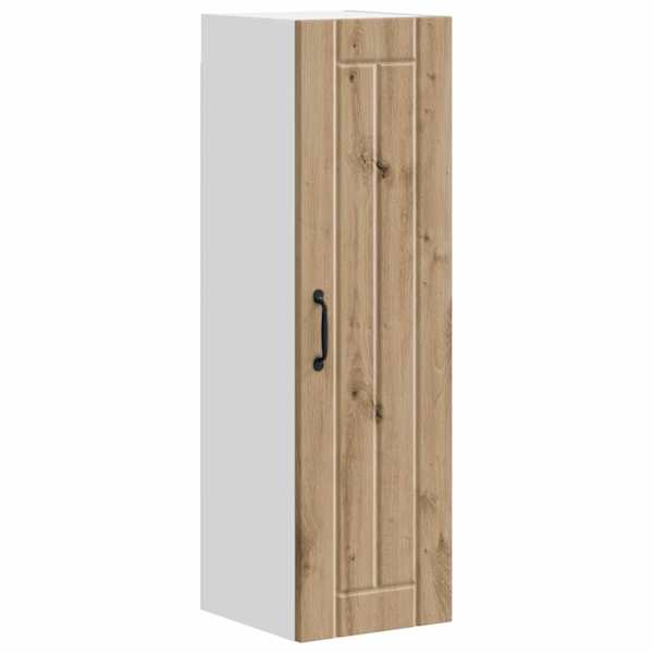vidaXL Seinekapp LUCCA Artisan tamm 30 x 31 x 100 cm Tehispuit