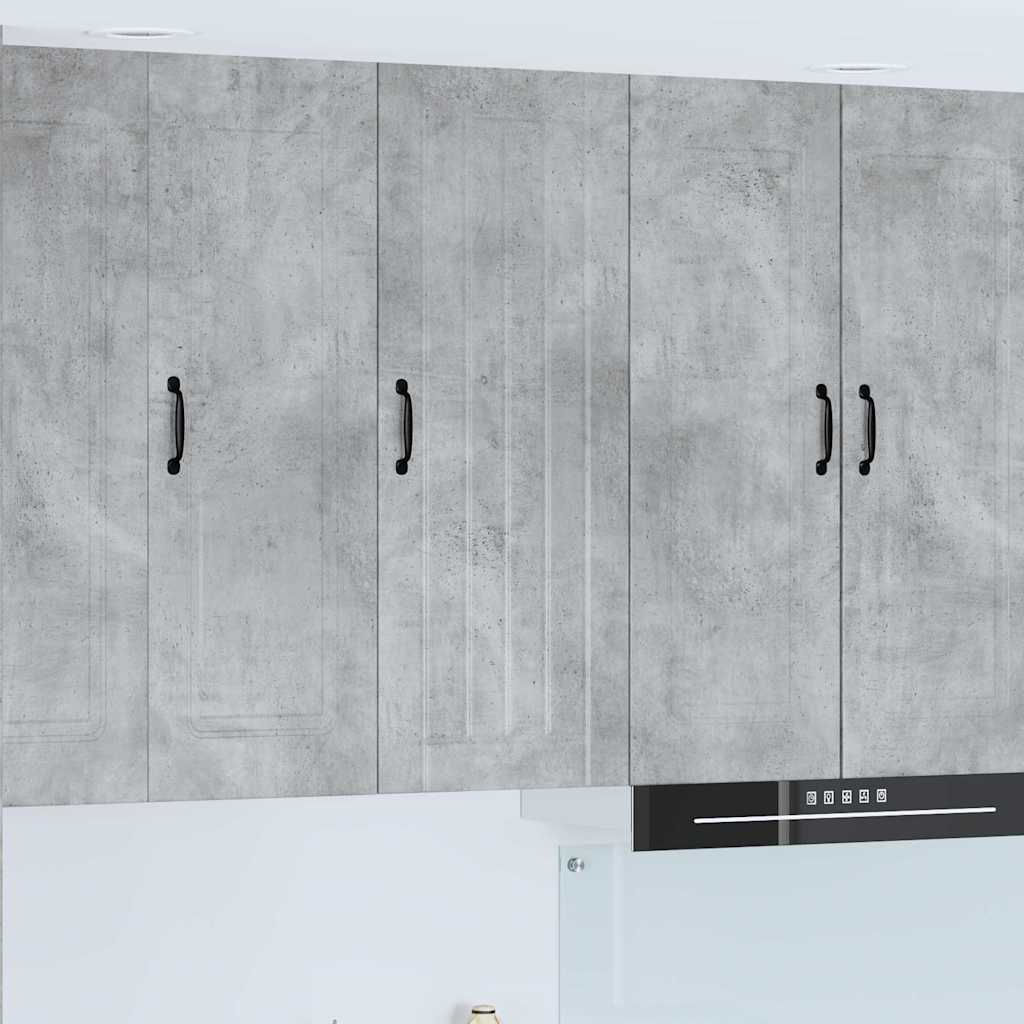 Dulapuri bucătărie - Dulap suspendat de bucătărie Gri din beton 40 x 31 x 100 cm
