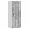 vidaXL Seinekapp LUCCA Betoonhall 40 x 31 x 100 cm Tehispuit