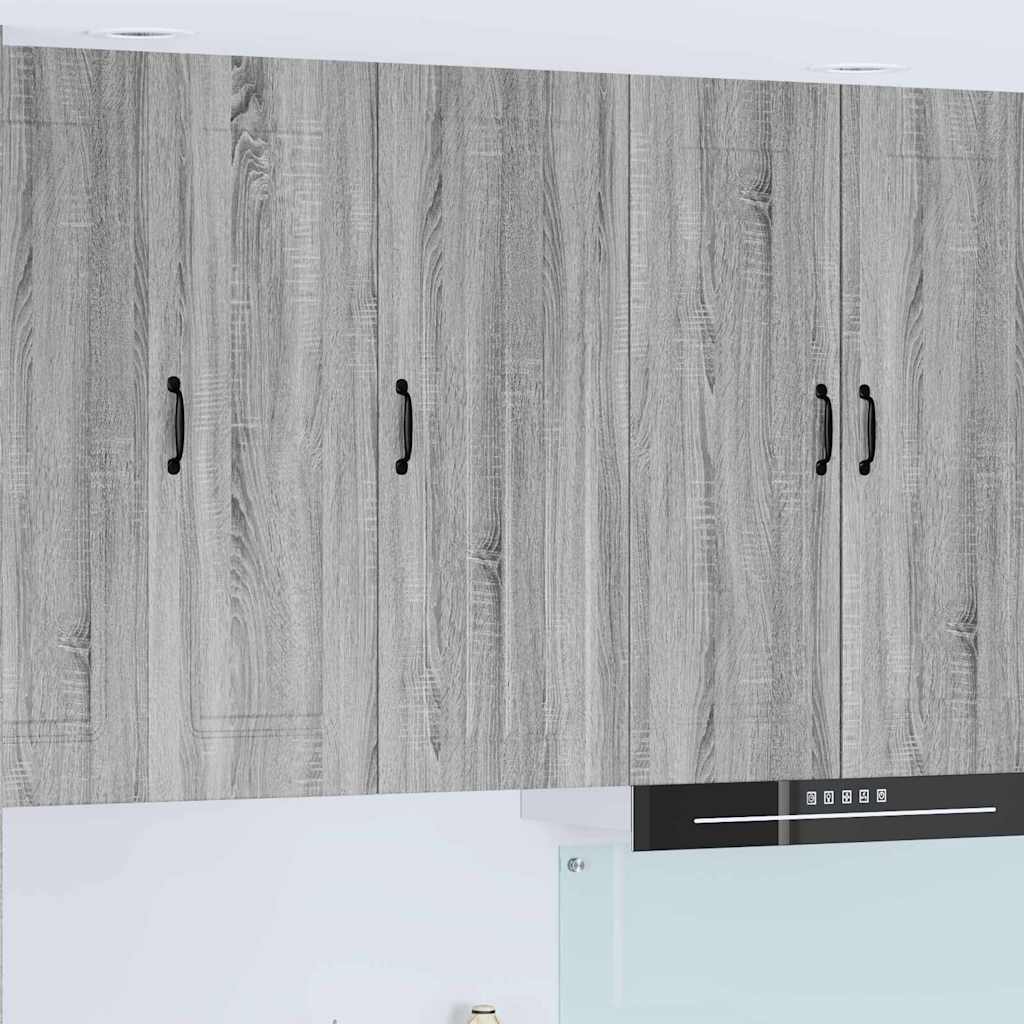 Dulapuri bucătărie - Dulap suspendat de bucătărie cu ușă Gri Sonoma 40 x 31 x 100 cm