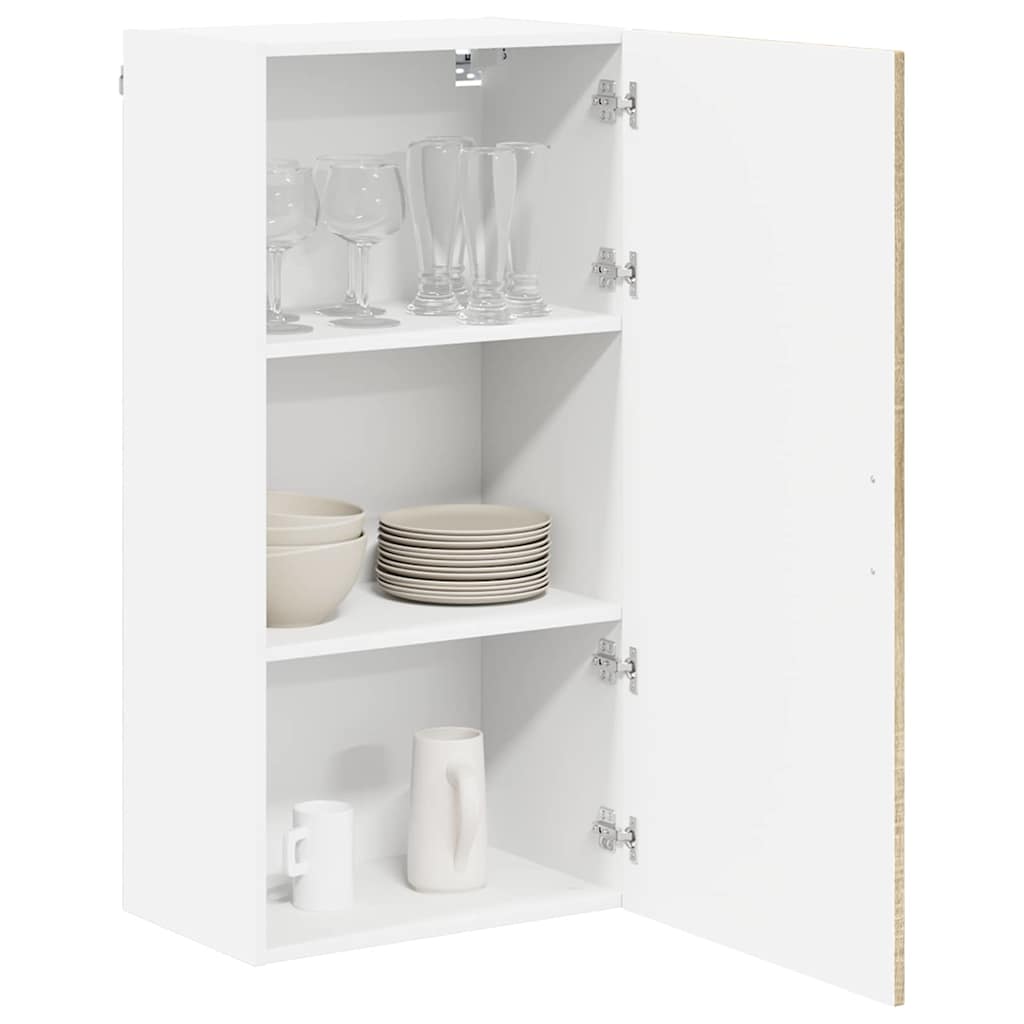 vidaXL Keukenkast aan de muur met plank Sonoma Eiken 50 x 31 x 100 cm
