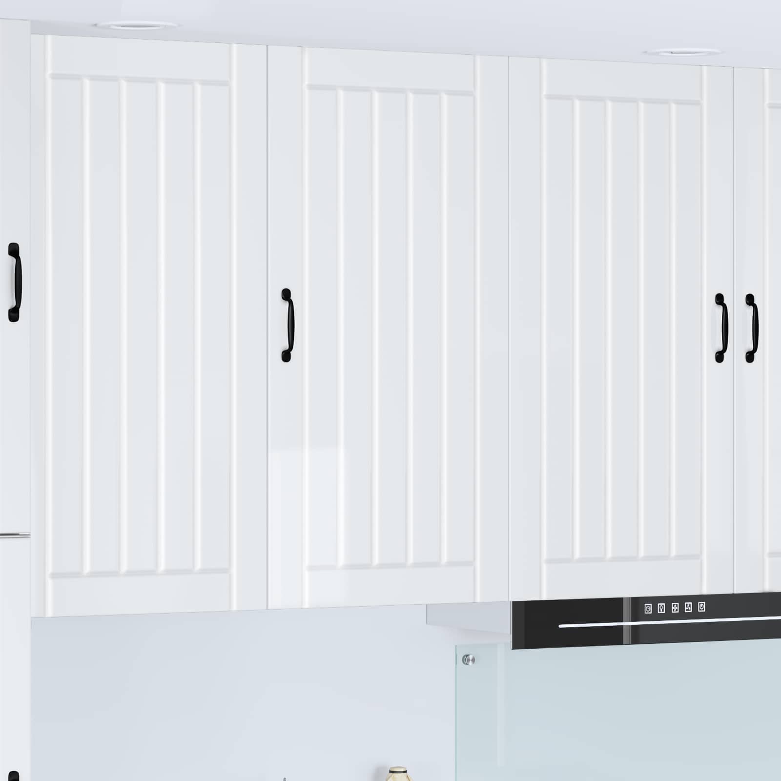 vidaXL Dulap de bucătărie Alb lucios 50 x 31 x 100 cm Lemn compozit